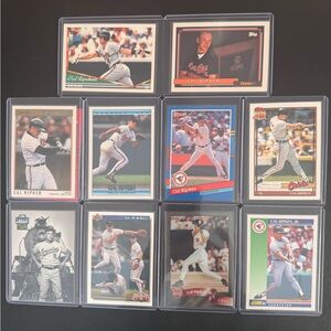 Cal Ripken Jr Baseball Card Lot (12 Cards) Orioles HOF –